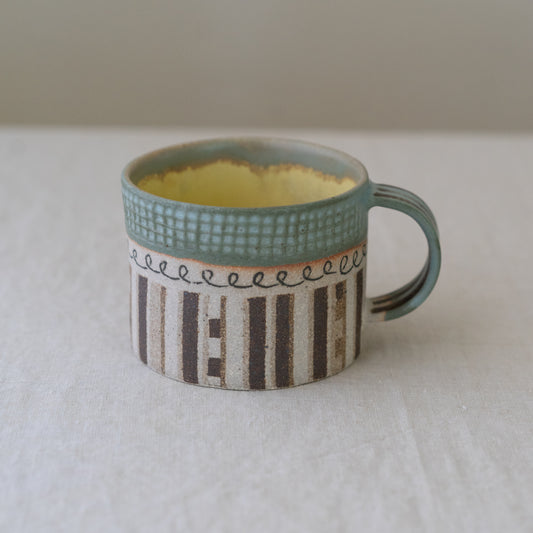 clay collage mug no.1