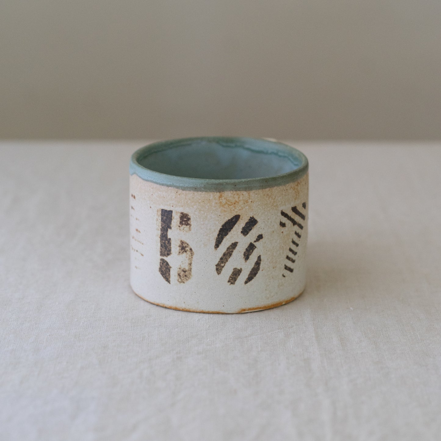 number collage mug no.1