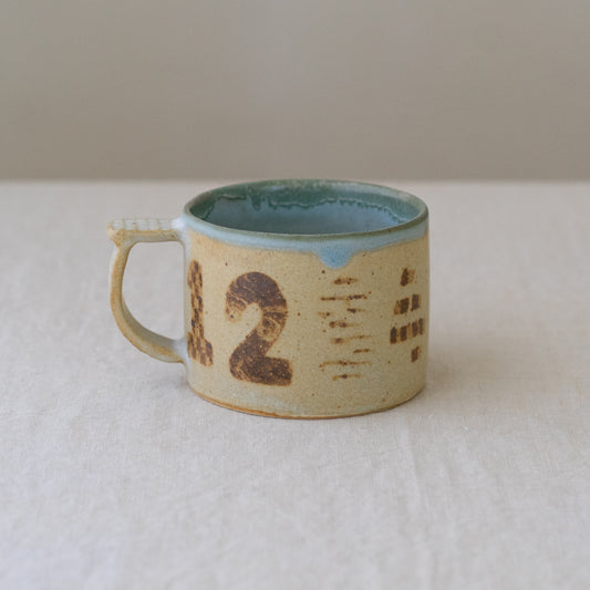 number collage mug no. 3